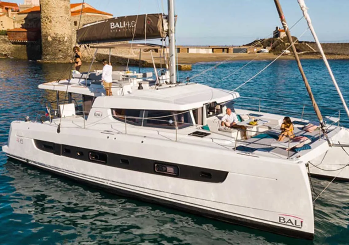 Maja, a Bali 4.6 catamaran at Procida, Italy