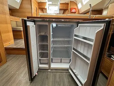 Galley of Miss Esme, a Elan Impression 50.1 sailboat at Seget Donji, Croatia