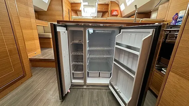 Galley of Miss Esme, a Elan Impression 50.1 sailboat at Seget Donji, Croatia