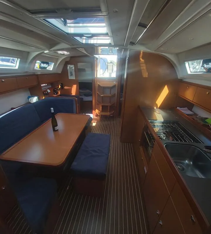 Galley of Livka IV, a Bavaria Cruiser 41 sailboat at Split, Croatia