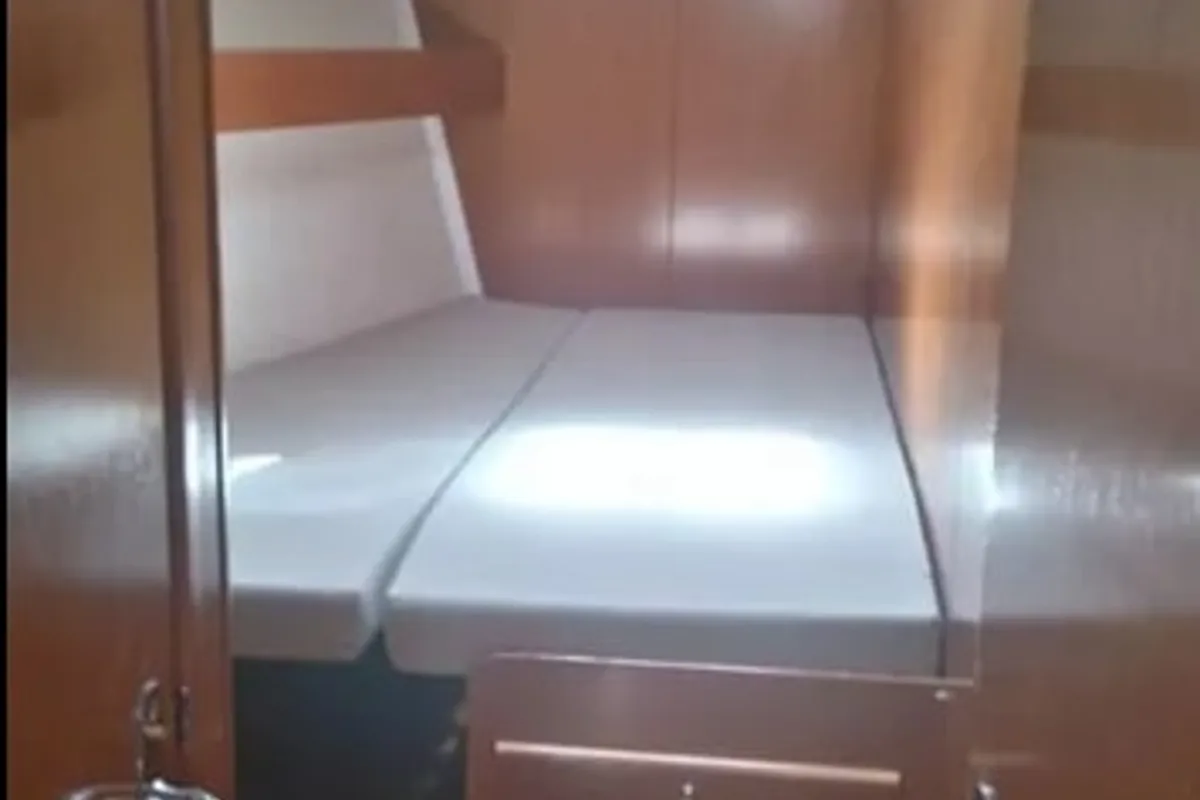 Cabin on Maria, a Beneteau Cyclades 50.4 sailboat at Athens, Greece