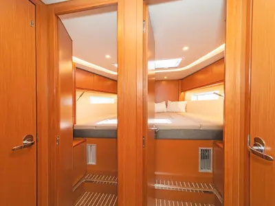 Cabin on Seacret, a Bavaria C57 sailboat at Athens, Greece