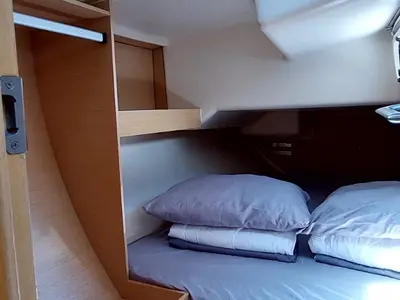 Cabin on Tango, a Elan 350 Performance sailboat at Grad Biograd na Moru, Croatia