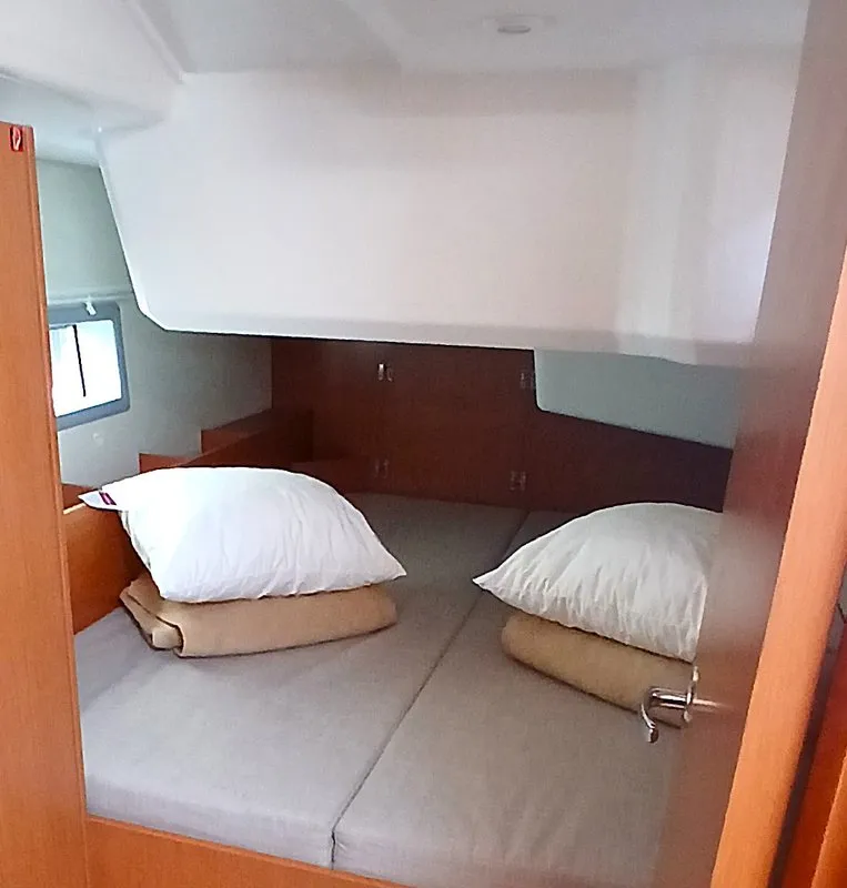 Cabin on Eleni, a Bavaria C38 sailboat at Municipal Unit of Lefkada, Greece