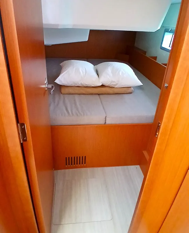 Cabin on Eleni, a Bavaria C38 sailboat at Municipal Unit of Lefkada, Greece