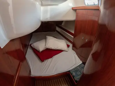 Cabin on Apollon, a Ocean Star 51.2 sailboat at Volos, Greece