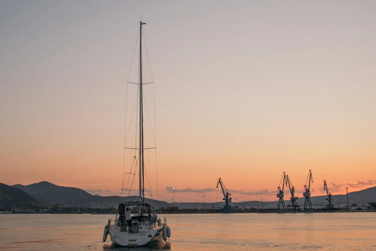 Exterior view of Apollon, a Ocean Star 51.2 sailboat at Volos, Greece