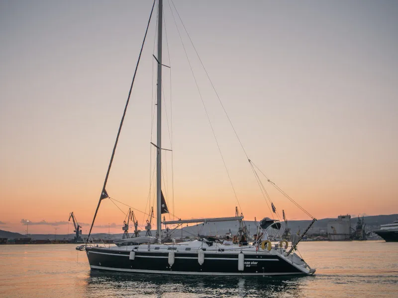 Exterior view of Apollon, a Ocean Star 51.2 sailboat at Volos, Greece