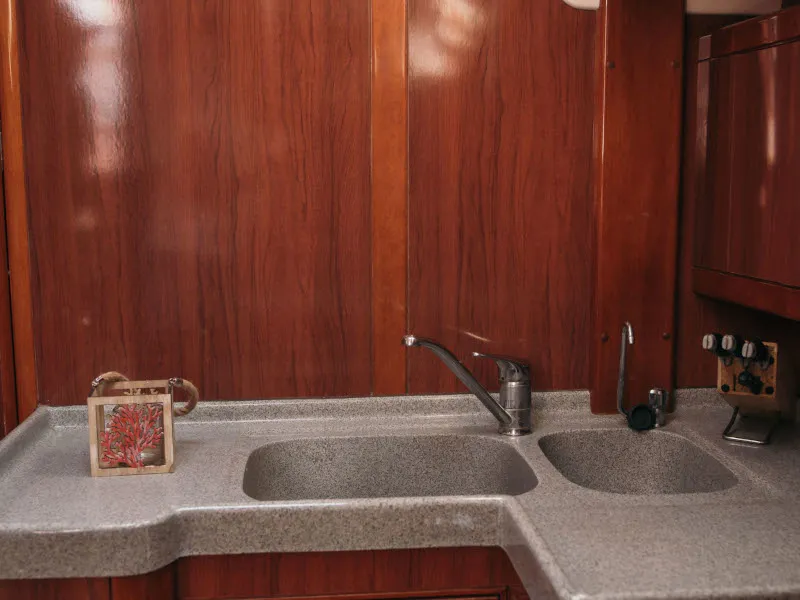 Galley of Apollon, a Ocean Star 51.2 sailboat at Volos, Greece