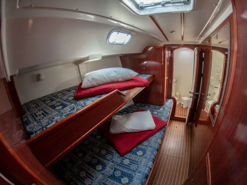Cabin on Apollon, a Ocean Star 51.2 sailboat at Volos, Greece