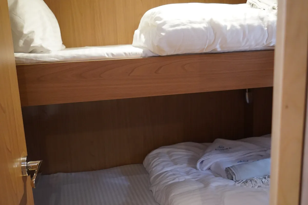 Cabin on Amelia, a Bali 4.6 catamaran at Fethiye, Turkey