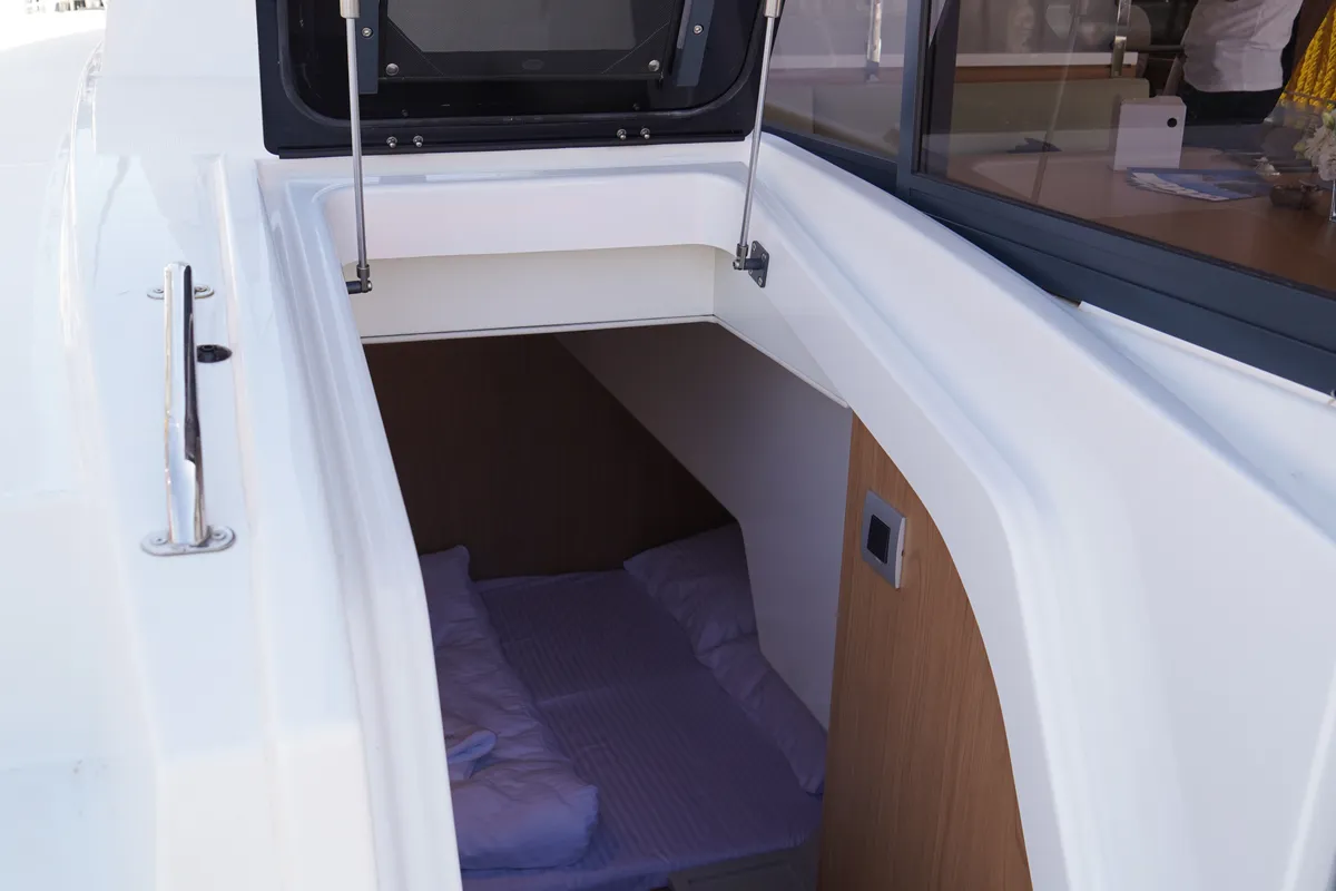 Cabin on Amelia, a Bali 4.6 catamaran at Fethiye, Turkey