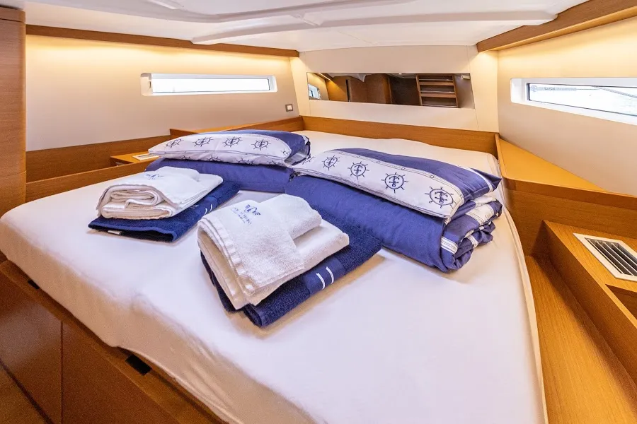 Cabin on Roy, a Dufour 48 Catamaran catamaran at Primošten, Croatia