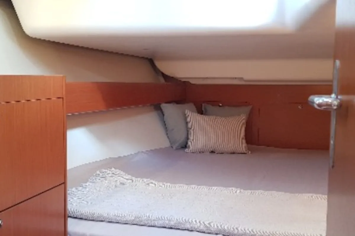 Cabin on Rhodes Yachting, a Beneteau Cyclades 39.3 sailboat at Municipal Unit of Rhodes, Greece