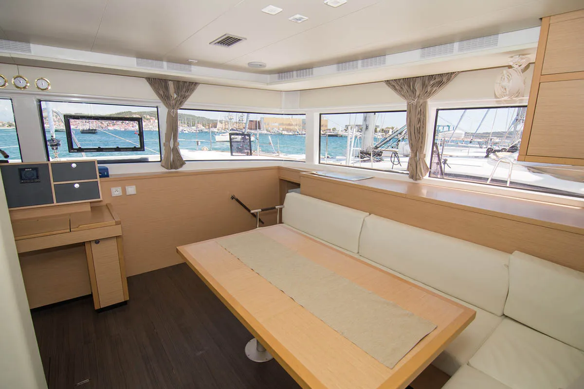 El Presidente 721/2025, a Lagoon 52 F catamaran at Palma de Mallorca, Spain