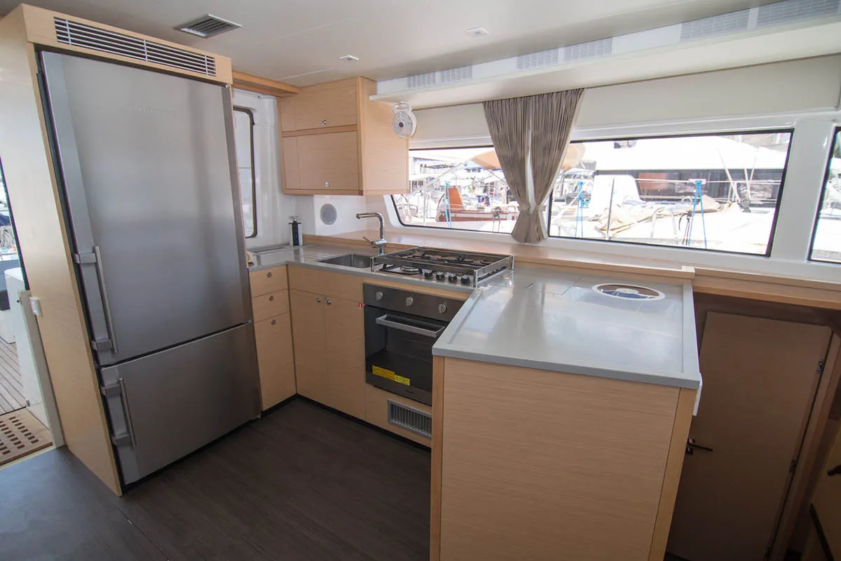 El Presidente 721/2025, a Lagoon 52 F catamaran at Palma de Mallorca, Spain