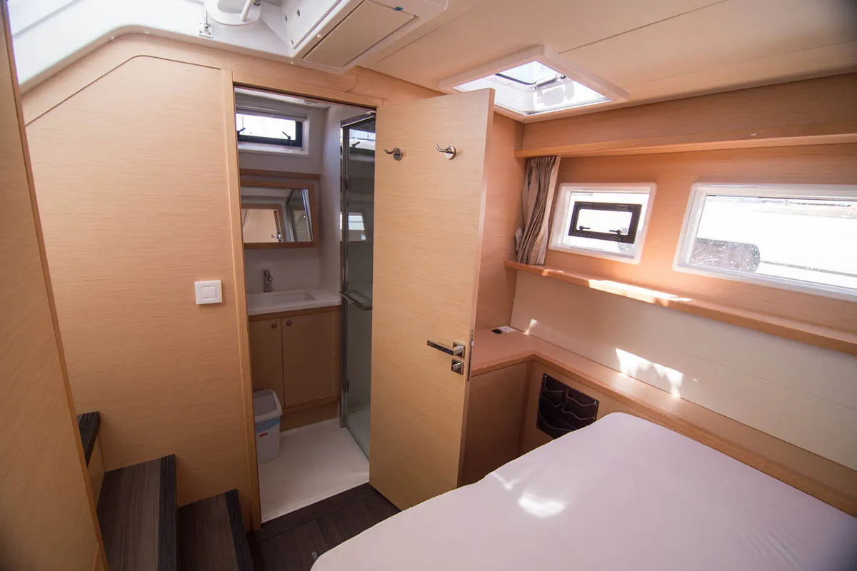 El Presidente 721/2025, a Lagoon 52 F catamaran at Palma de Mallorca, Spain