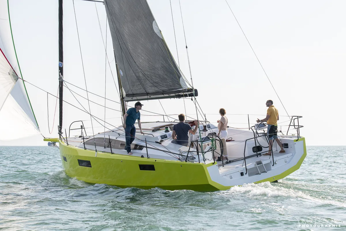 Exterior view of Heol Braz, a RM 1180 sailboat at Marseille, France