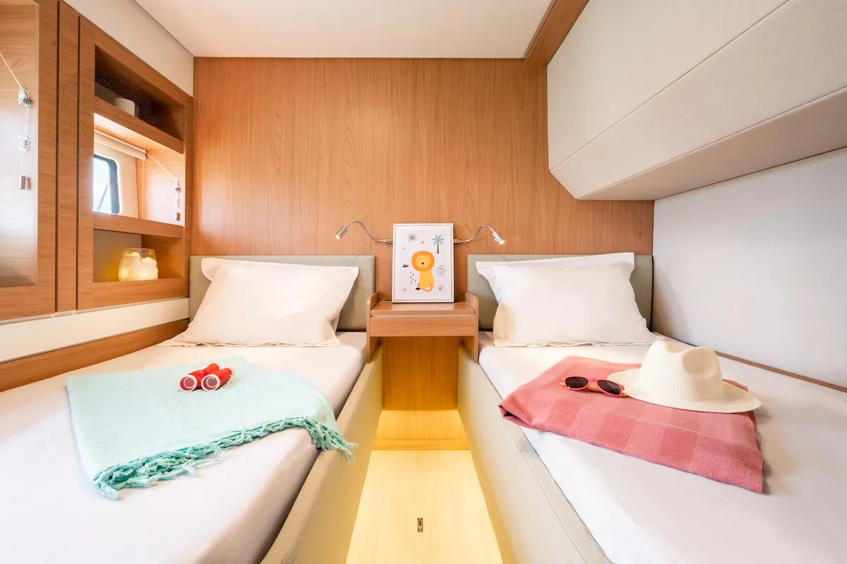 Mastermind, a Bali 5.4 - 5 + 2 cab catamaran at Ibiza, Spain