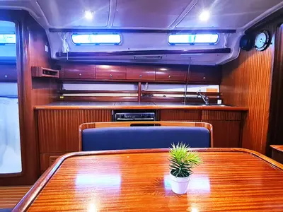 Galley of Gin, a Bavaria 44 sailboat at Punat, Croatia