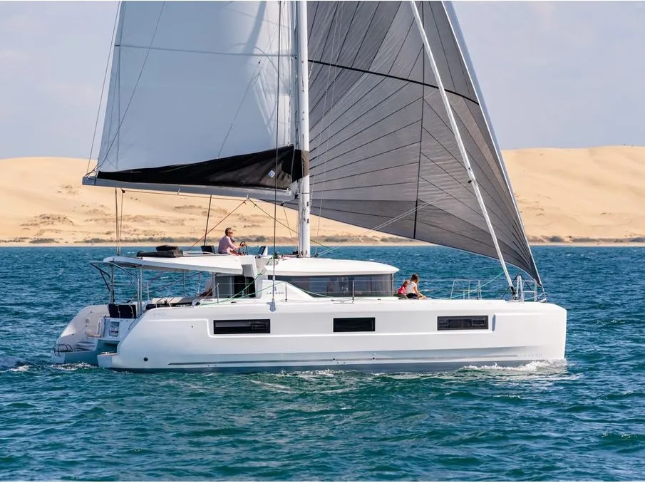 ANNA, a Lagoon 46 catamaran at Municipal Unit of Nea Peramos, Greece