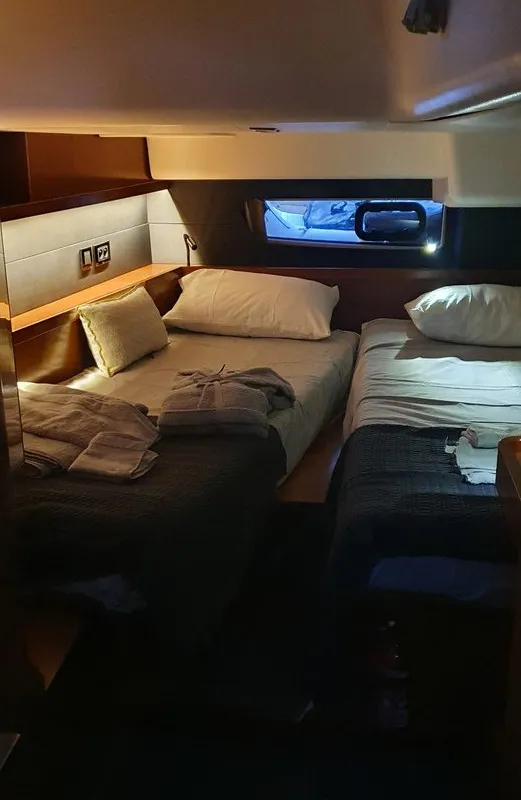 Cabin on Ultreya, a Beneteau Oceanis 60 sailboat at Municipal Unit of Lefkada, Greece