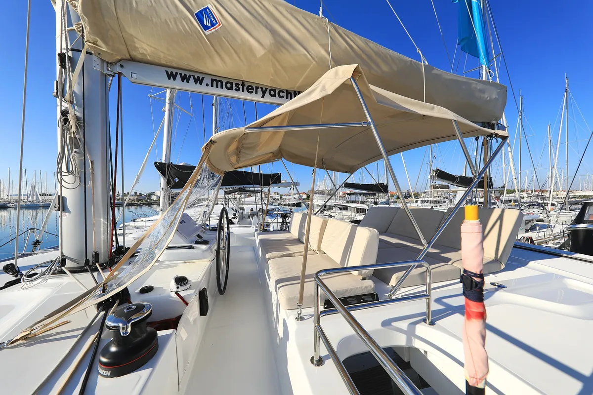 Ragnar, a Lagoon 50 OW catamaran at Sukošan, Croatia