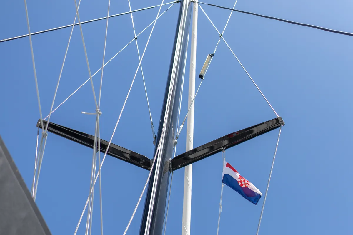 Negroni, a Lagoon 51 catamaran at Općina Rogoznica, Croatia