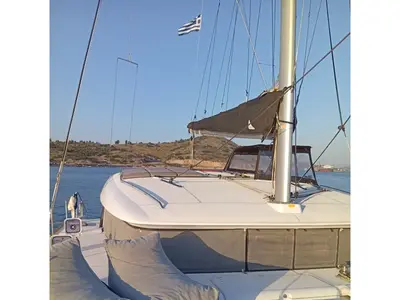 Seaker, a Lagoon 400 S2 catamaran at Athens, Greece