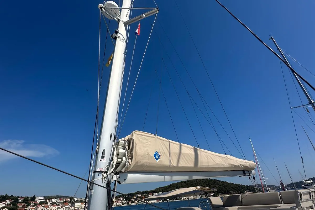Protea, a Fountaine Pajot Elba 45 catamaran at Općina Rogoznica, Croatia