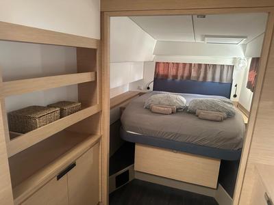 Cabin on Protea, a Fountaine Pajot Elba 45 catamaran at Općina Rogoznica, Croatia