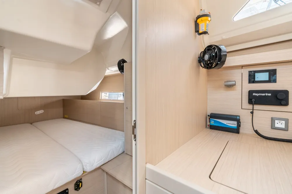Cabin on Eleftheria, a Beneteau Oceanis 40.1 sailboat at Municipal Unit of Rhodes, Greece