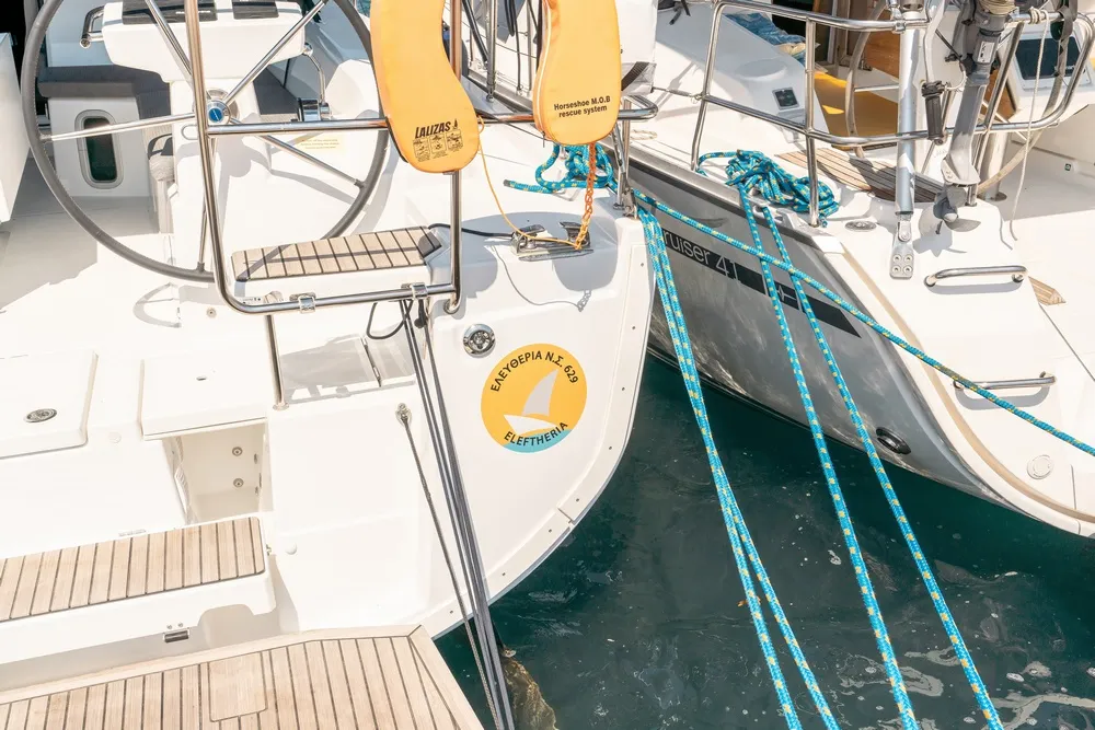 Eleftheria, a Beneteau Oceanis 40.1 sailboat at Municipal Unit of Rhodes, Greece