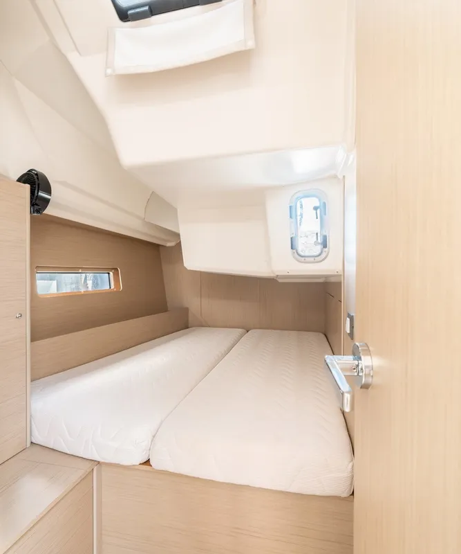Cabin on Eleftheria, a Beneteau Oceanis 40.1 sailboat at Municipal Unit of Rhodes, Greece