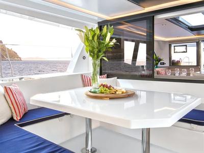 Deck of Moorings 4500L/10 Exclusive, a Leopard 45 catamaran at Road Town, British Virgin Islands