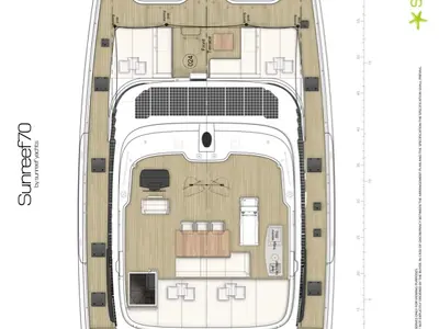 Midori, a Sunreef 70 catamaran at Grad Kaštela, Croatia