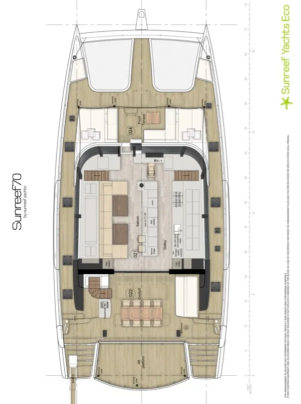 Midori, a Sunreef 70 catamaran at Grad Kaštela, Croatia