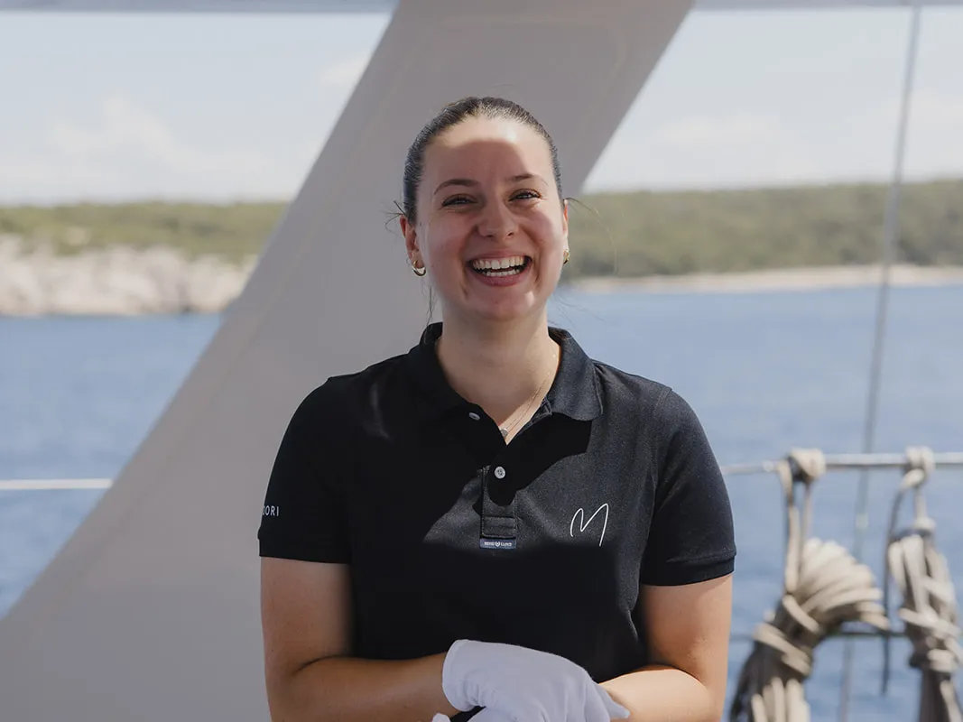 Midori, a Sunreef 70 catamaran at Grad Kaštela, Croatia