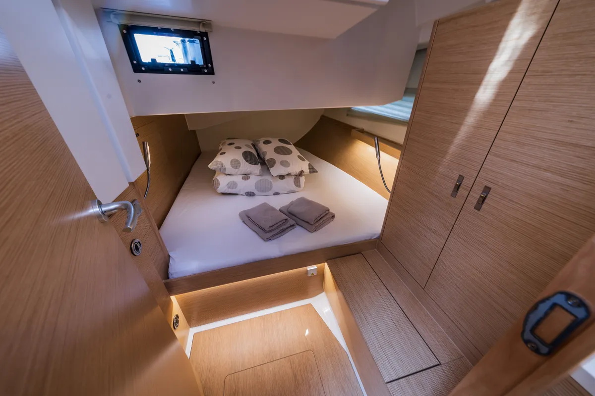 Cabin on La Brisa, a Hanse 410 sailboat at Grad Kaštela, Croatia