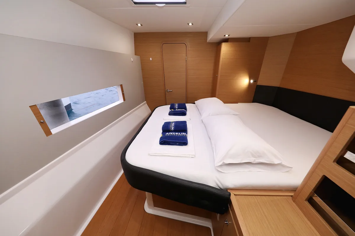 Cabin on Believe, a Dufour 48 Catamaran catamaran at Vodice, Croatia