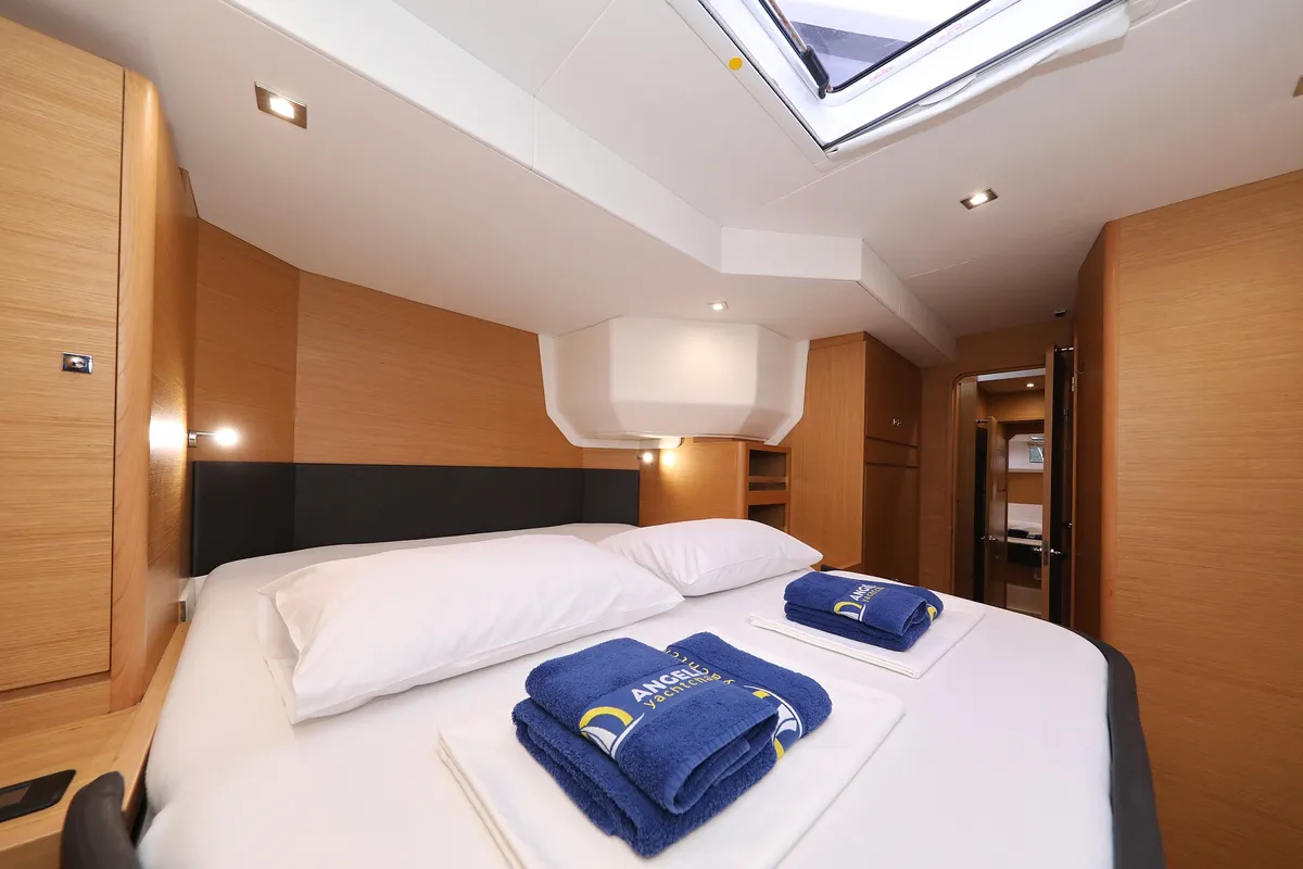 Cabin on Believe, a Dufour 48 Catamaran catamaran at Vodice, Croatia