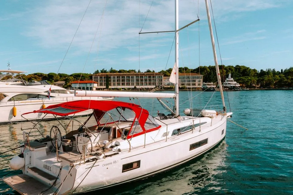 Ariel, a Beneteau Oceanis 46.1 sailboat at Općina Medulin, Croatia