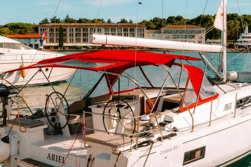 Ariel, a Beneteau Oceanis 46.1 sailboat at Općina Medulin, Croatia