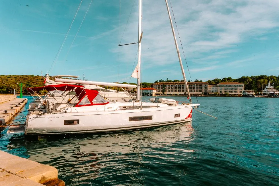 Ariel, a Beneteau Oceanis 46.1 sailboat at Općina Medulin, Croatia