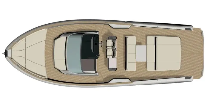 Bellini Group Astor 38, a motor yacht at Kaštela, Croatia