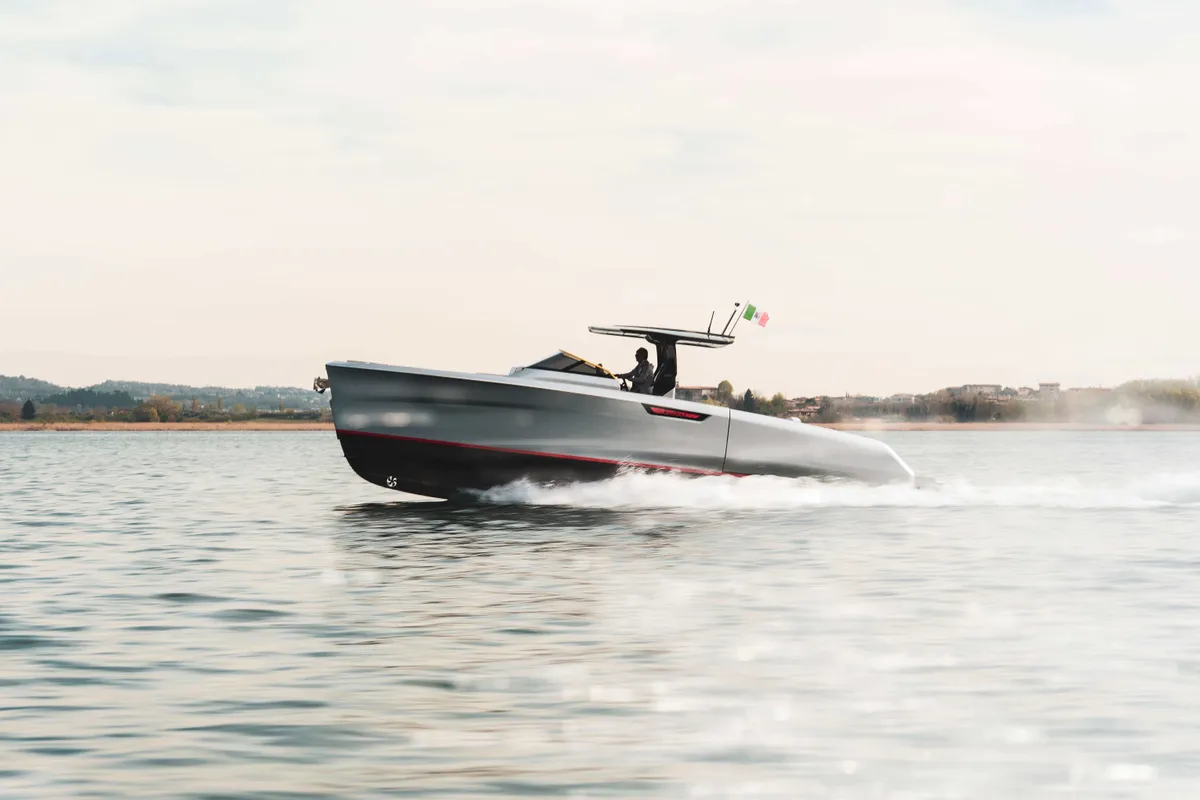 Bellini Group Astor 38, a motor yacht at Kaštela, Croatia