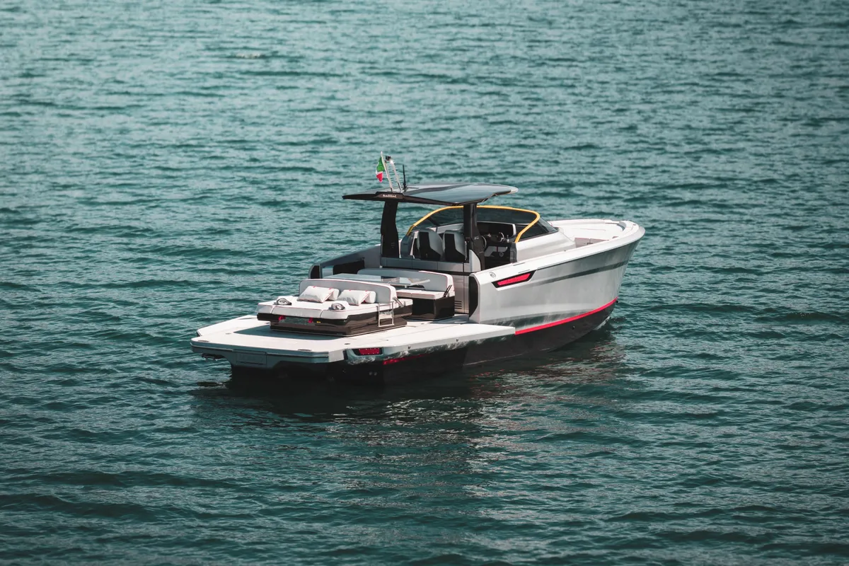 Bellini Group Astor 38, a motor yacht at Kaštela, Croatia