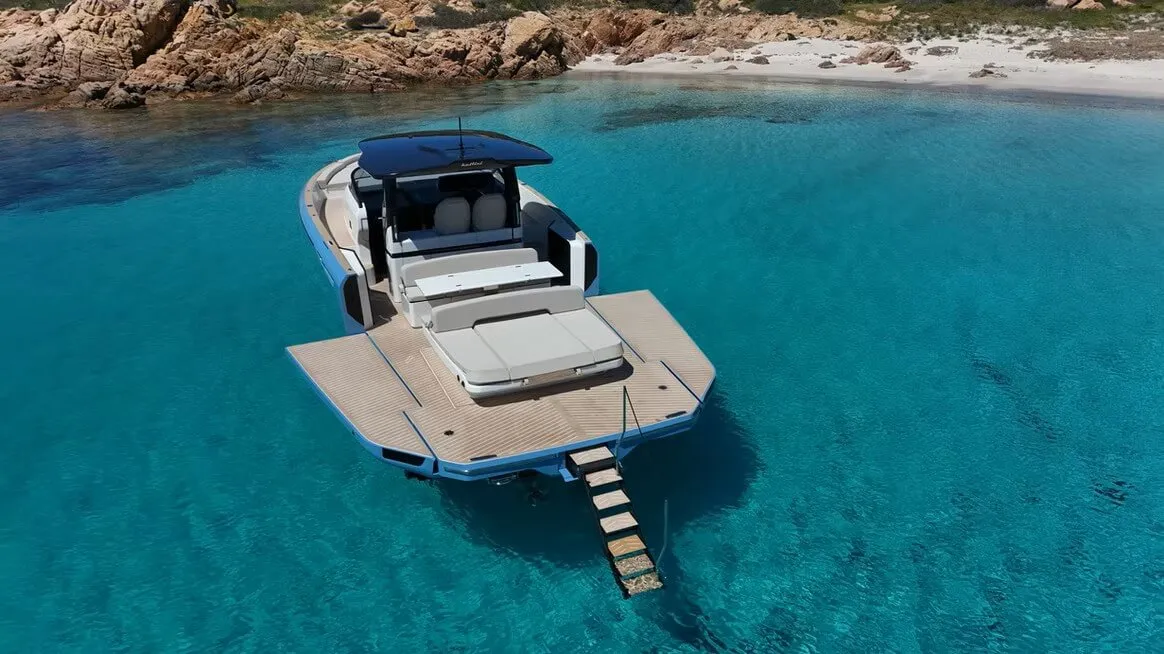 Bellini Group Astor 38, a motor yacht at Kaštela, Croatia