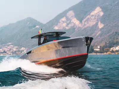 Bellini Group Astor 38, a motor yacht at Kaštela, Croatia