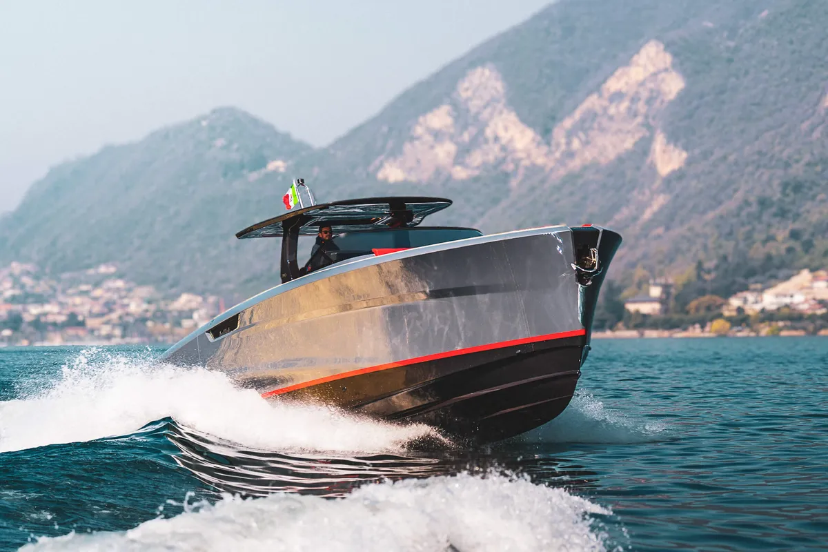 Bellini Group Astor 38, a motor yacht at Kaštela, Croatia